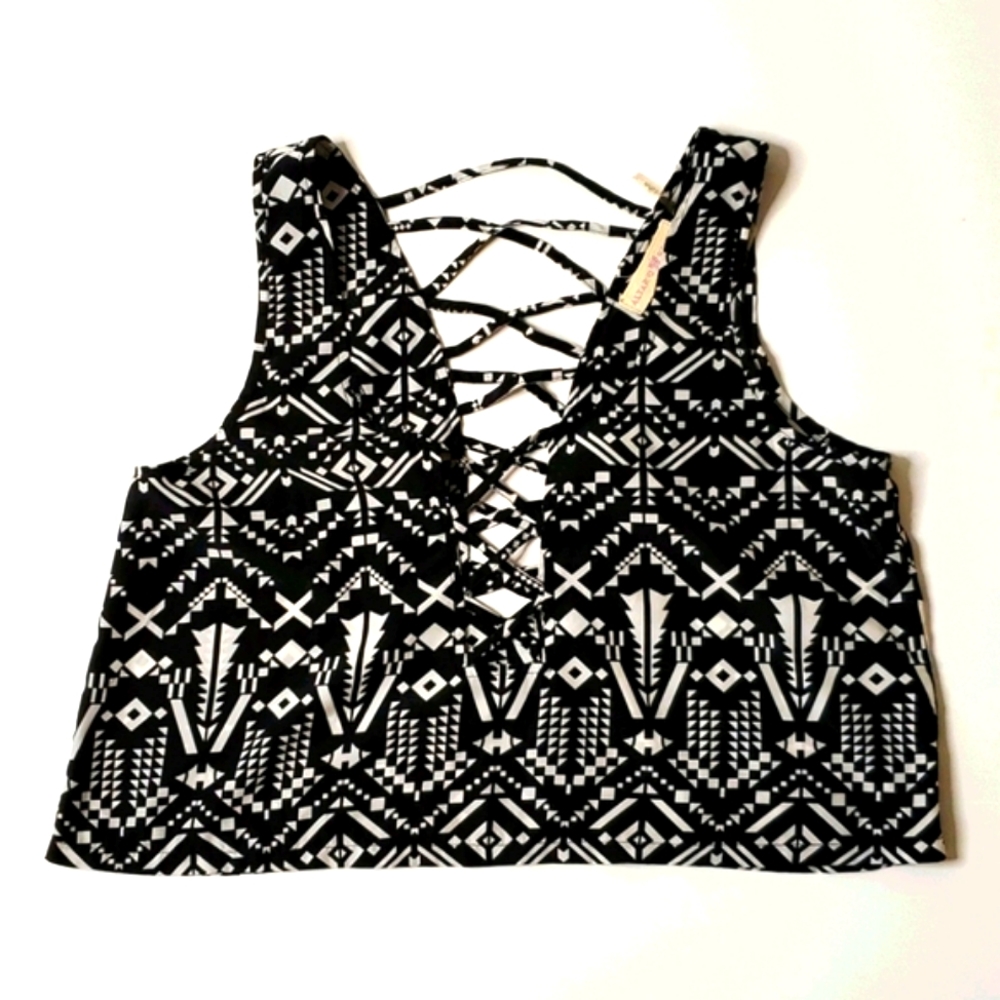 ALTAR'D STATE Aztec Print Crop Top